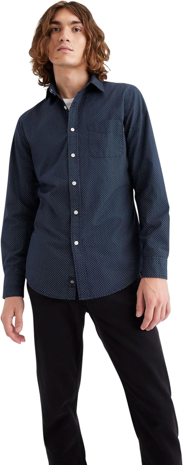 Dockers Herren Original Shirt Slim Hemd S Parade Navy Blazer, S Parade Navy Blazer