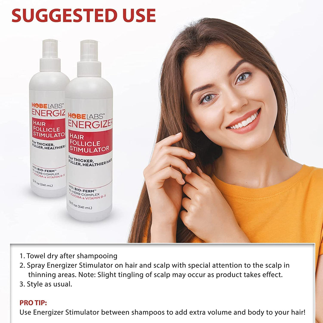 Hobe Labs Energizer Hair Follicle Stimulator, 8 Fluid Ounce