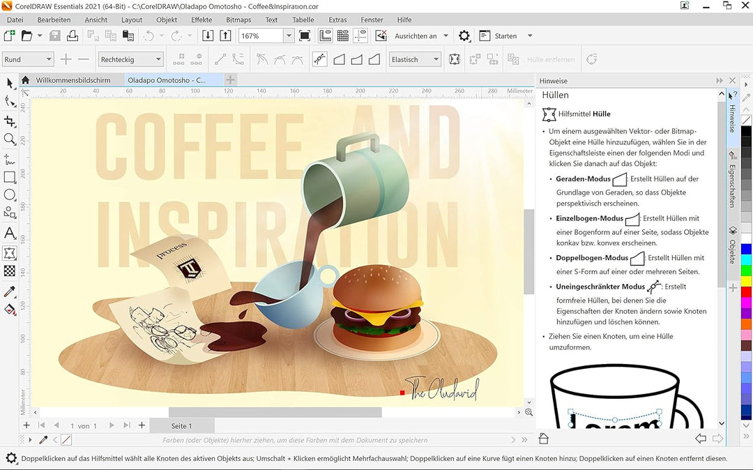 COREL CorelDRAW Essentials 2021 *für Windows 10*-DEUTSCH-Box (Nachfolger der CorelDraw Home & Studen