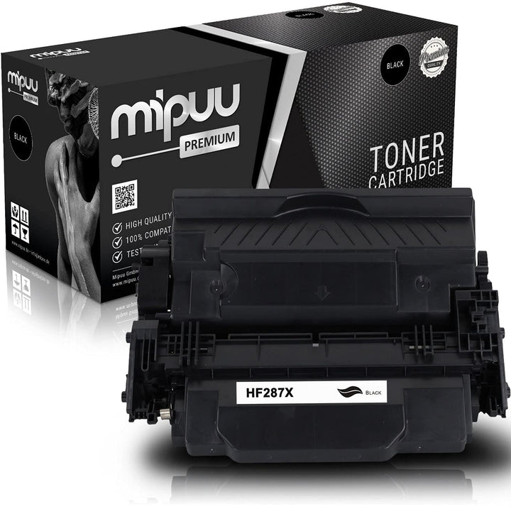 Mipuu XXL Toner kompatibel zu HP CF287X Schwarz für Laserjet Enterprise M506 M506x M506dn Pro M501dn