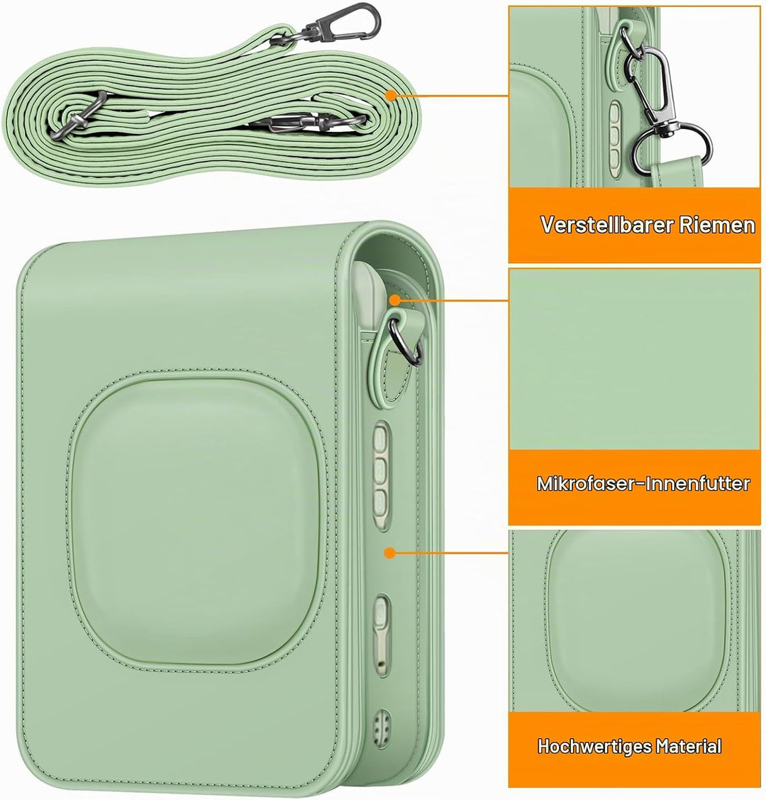Fintie Tasche für Fujifilm Instax Mini LiPlay hybrid Sofortbildkamera - Premium Schutzhülle Reise Ka