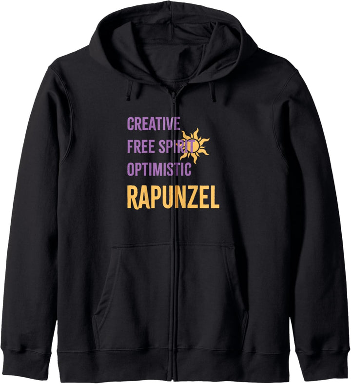 Disney Princess Creative Free Spirit Optimistic Rapunzel Kapuzenjacke