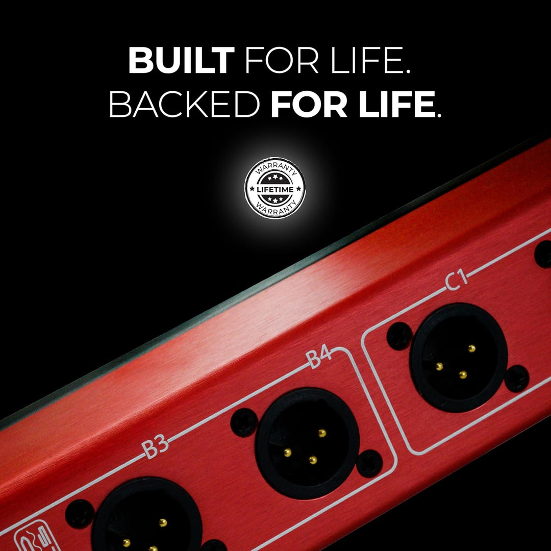 Cat Rack XLR Stage Box mit Audio über geschirmtem CAT-Kabel Senden Sie 12 Kanäle von Audio, DMX, Cle
