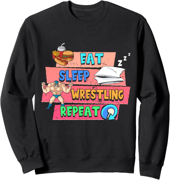 Wrestling Wrestling Wrestle Wrestle Wrestler Sweatshirt