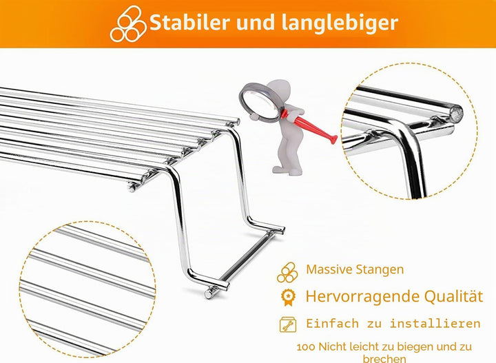 69866 Warmhalterost für Weber Spirit I & II 200 Serie mit Up Front Control, Spirit E210, E220, S210,