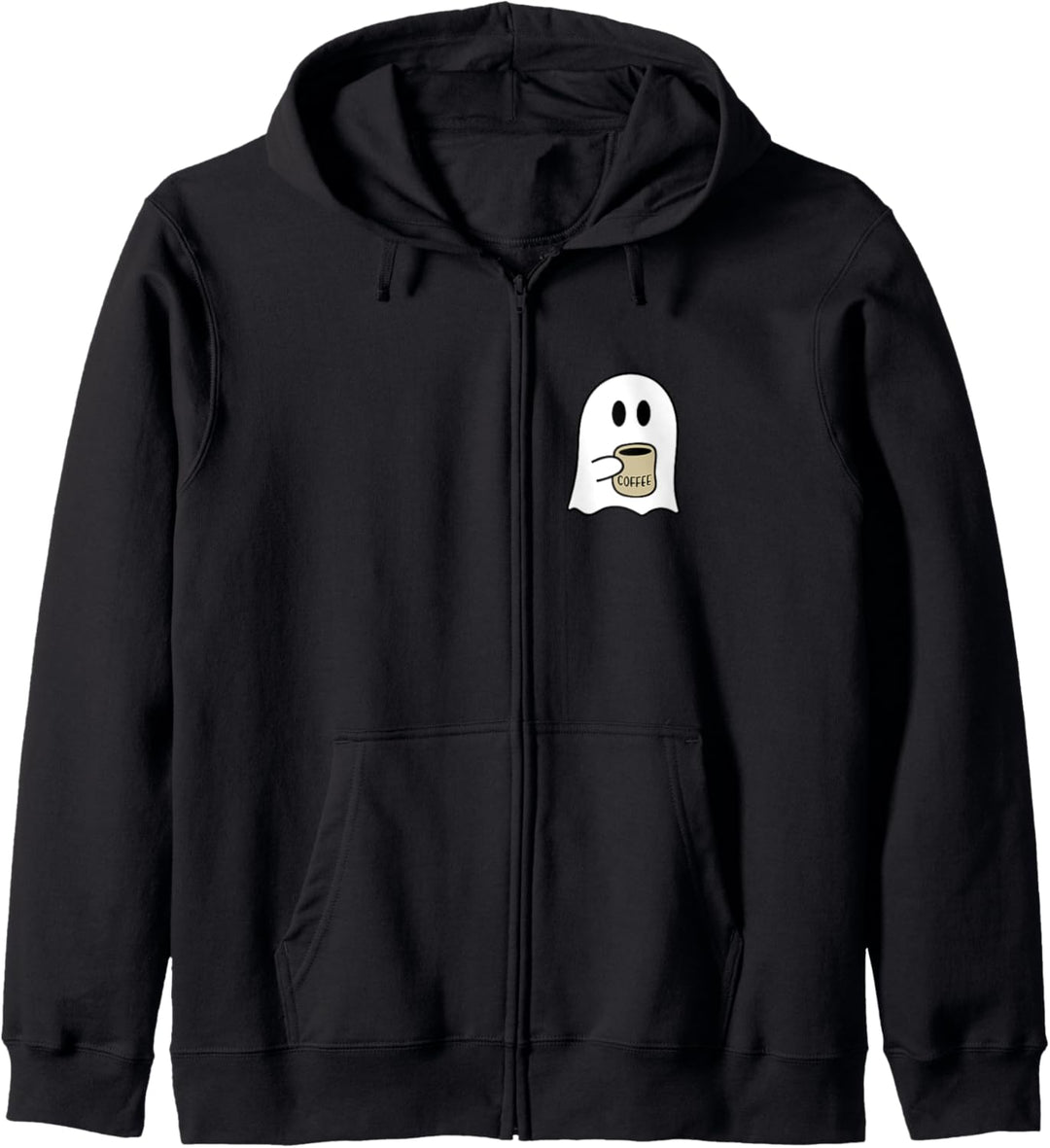 Spooky Season Coffee Lover Ghost Design for October festive Kapuzenjacke