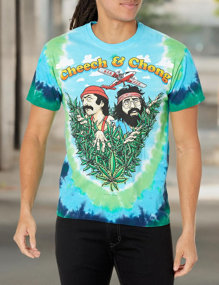 Liquid Blue Herren T-Shirt Cheech and Chong Field of Dreams XL Multi, XL Multi