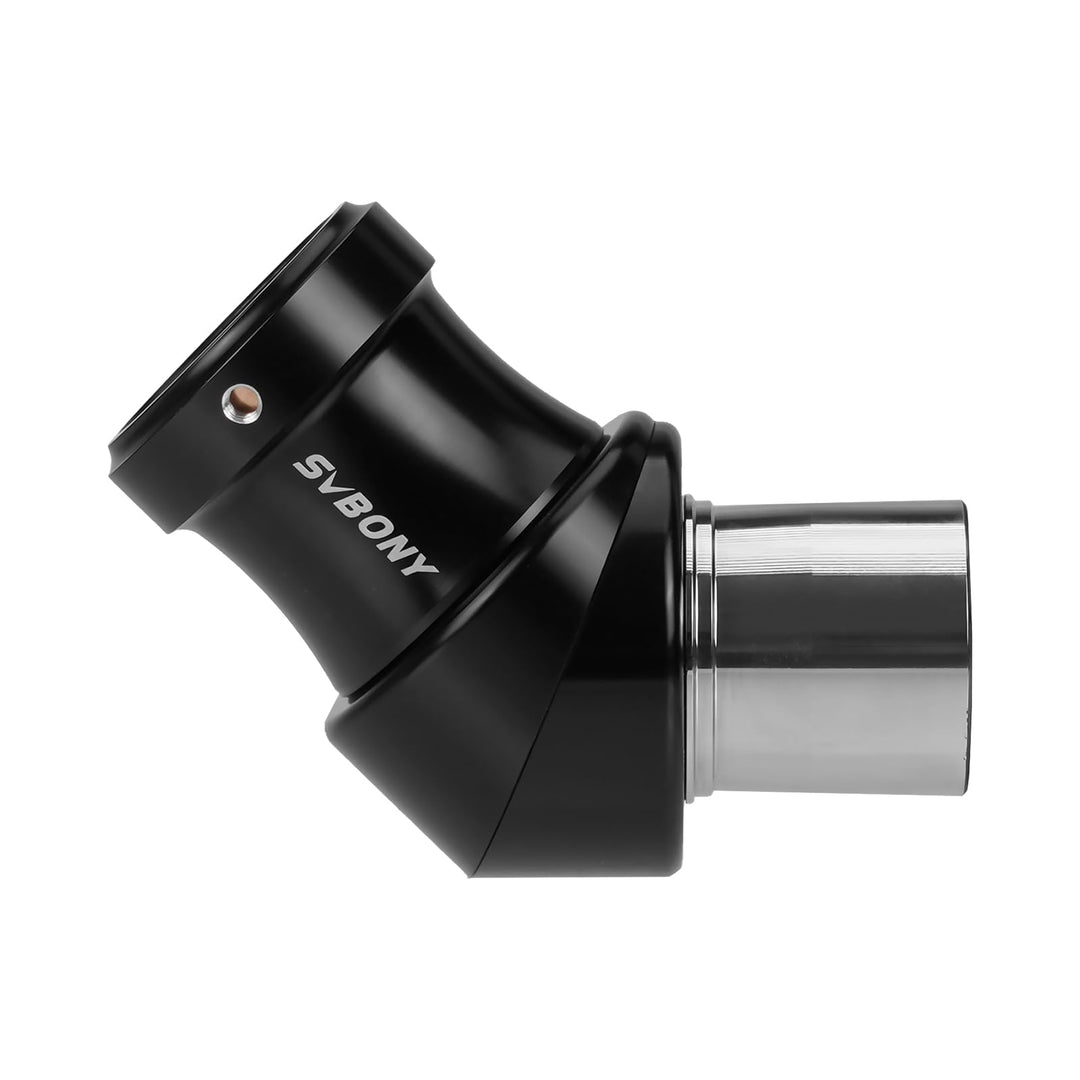Svbony SV222 Diagonaladapter, 1,25" Zenitspiegel, 45° Diagonalprisma aus Metall mit Messing-Pressrin