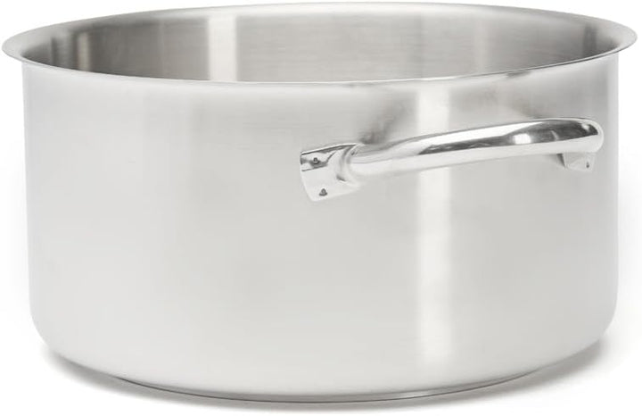 DE BUYER - Kochtopf ohne Deckel aus Edelstahl – 24 cm – ohne PFAS, Edelstahl 18/10 in Profiqualität,