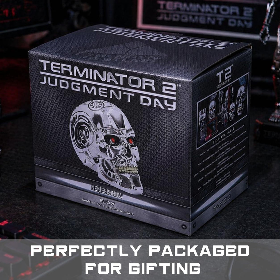 Terminator Nemesis Now, T Box, 18 cm, Silber, Kunstharz, Einheitsgrösse