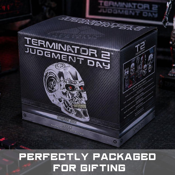 Terminator Nemesis Now, T Box, 18 cm, Silber, Kunstharz, Einheitsgrösse