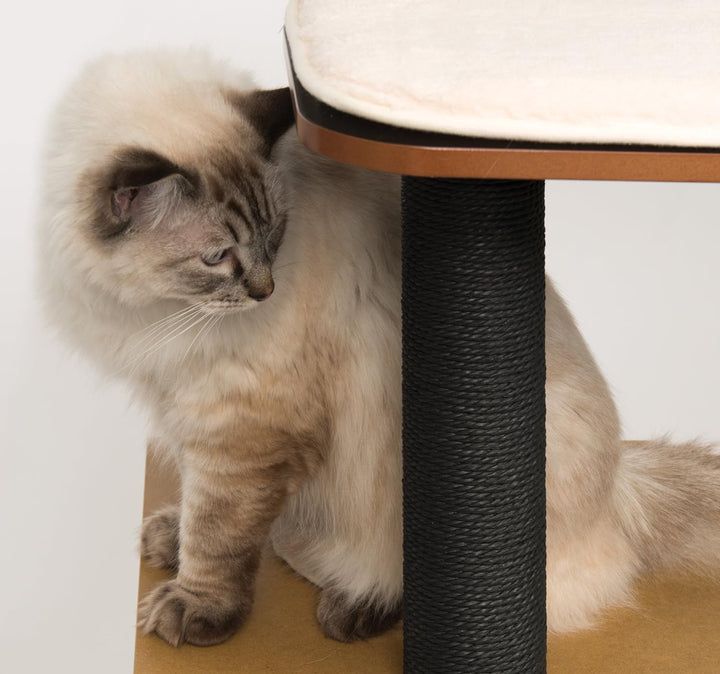 Catit,52046,Vesper AA8Katzenmöbel HighBase, schwarz, Kubus-Höhlemit zwei Plattformen, 1 Stück (1er P