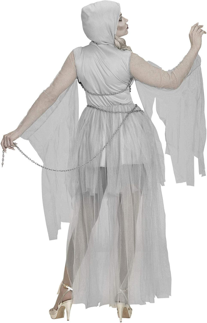 W WIDMANN MILANO Party Fashion - Kostüm Geist in Ketten, Kleid, Gespenst, Faschingskostüme, S