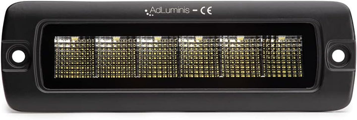 AdLuminis Blackline LED Arbeitsscheinwerfer 30 Watt 2300 Lumen, Flood, Einbau, Zusatzscheinwerfer, A