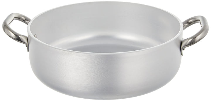 Töpfe Agnelli Casserole Zylindrische, Nieder, Radiant, Aluminium, Dicke 5 mm, Silber, 5,6 Liter 28 c