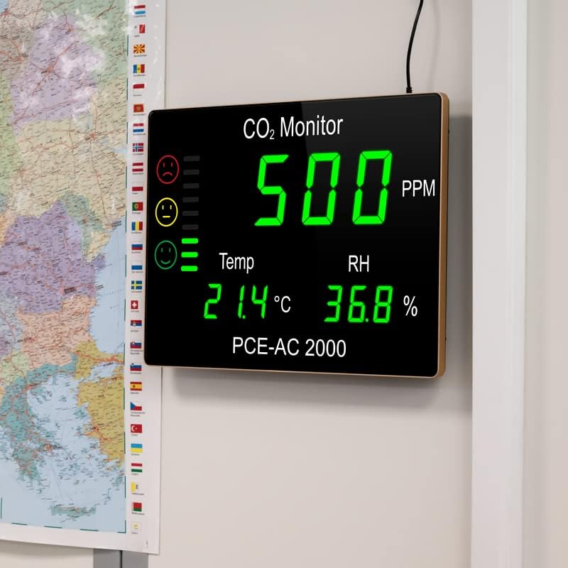 PCE Instruments Gasmessgerät PCE-AC 2000 für Personenschutz in geschlossenen Räumen