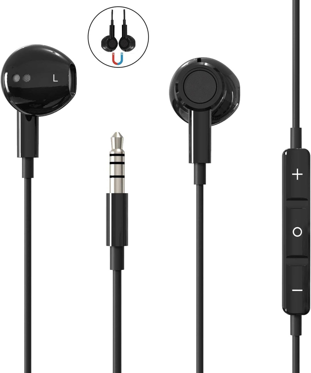 Hochauflösende In-Ear-Kopfhörer mit Kabel, extra Bass, geräuschisolierend, mit Mikrofon, für iPhone,