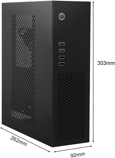 Micro-ATX-Gehäuse PC-Gehäuse: MATX Gehäuse DTX Mini PC ITX Desktop Computer Gehäuse Unterstützung Mi