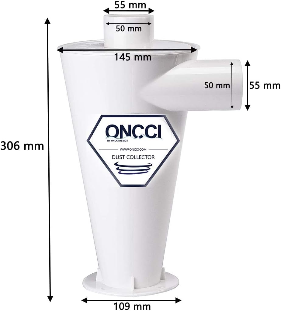 ONCCI Profi Filter Abscheider Zyklon Staubabsaugung/Staubabscheider/Absaugtechnik Staubsauger Absaug