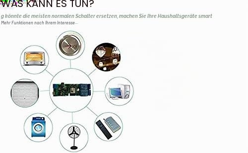 MHCOZY 2 Kanal WiFi RF Wireless Switch Relais, Phone App Fernbedienung für Zugangskontrolle, Smart G