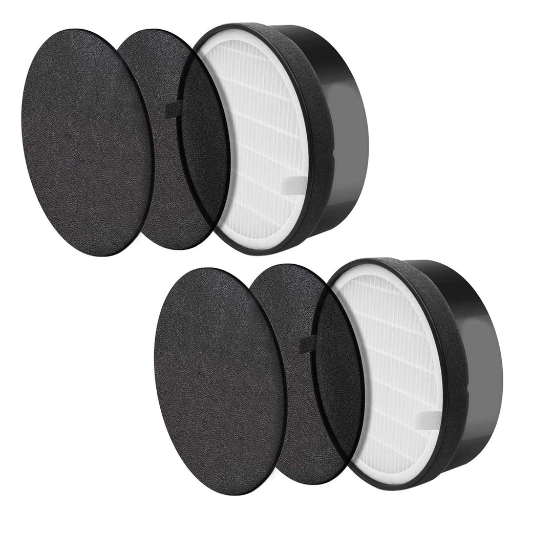 PUREBURG LV-H132 Ersatzfilter kompatibel mit Levoit LV-H132-Luftreinigern LV-H132-RF, 2 H13 HEPA-Luf