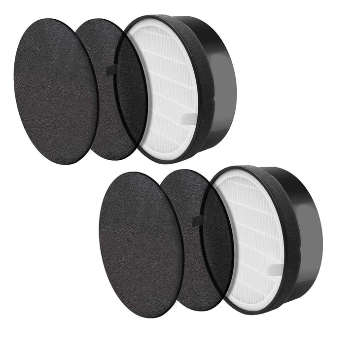 PUREBURG LV-H132 Ersatzfilter kompatibel mit Levoit LV-H132-Luftreinigern LV-H132-RF, 2 H13 HEPA-Luf