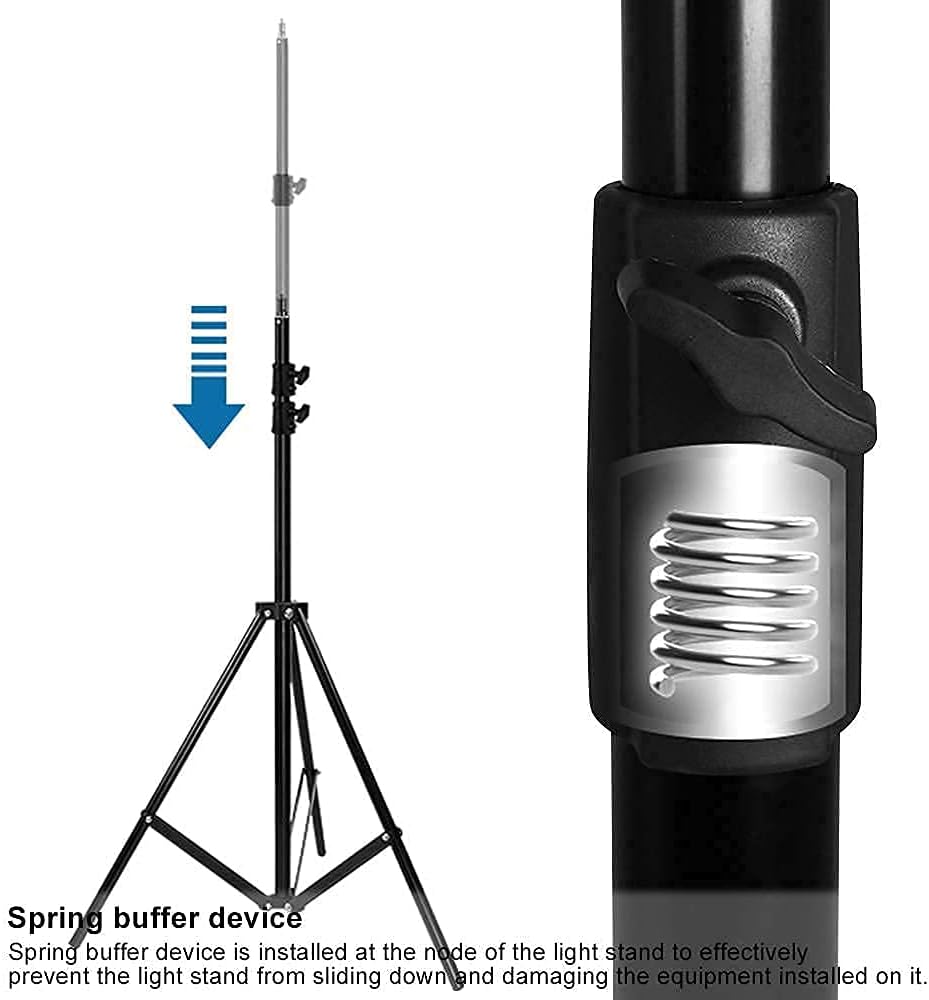 Lichtständer Hochleistungs Aluminiumlegierung Fotografie Leuchtenstativ, Robuster Stativ Ständer, Li