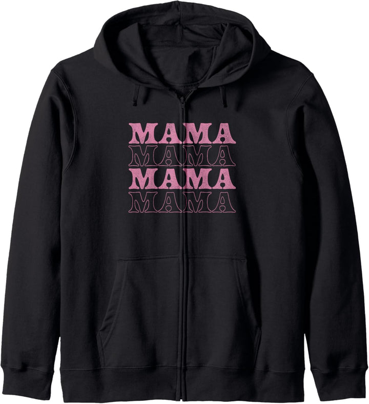 Mama Word Stack Kapuzenjacke