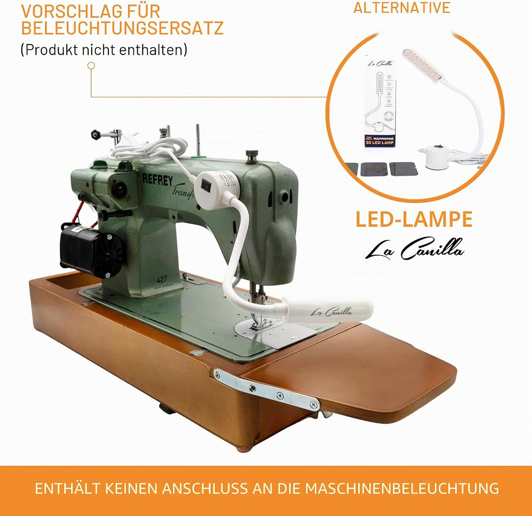 La Canilla ® - Nähmaschinenmotor 150W 8.000RPM (Weiss) | Nähmaschine Motor für Singer, AEG, Victoria
