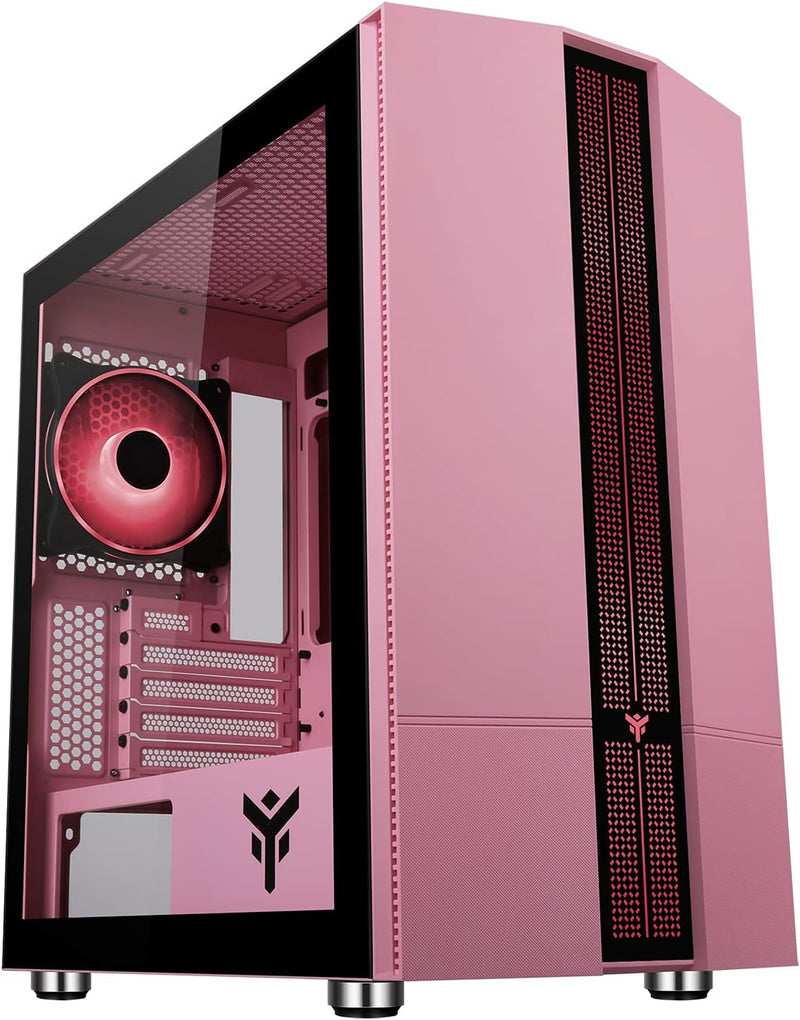 Case Itek Case LIFLIG P41 LIFLIG P41 Mini Tower, mATX, 12cm ARGB Fan, 2xUSB3, Side Panel Temp Glass,