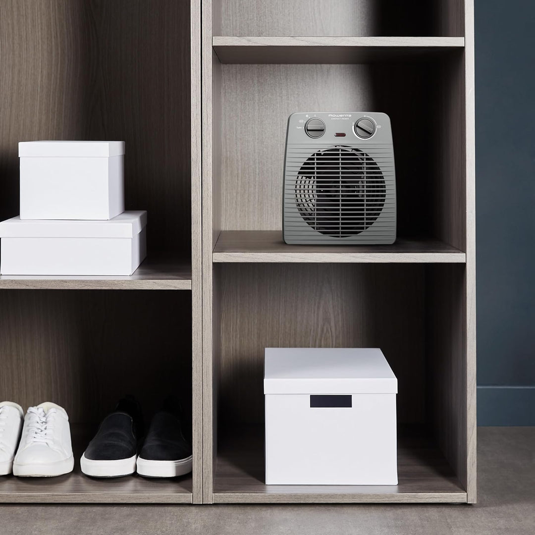 Rowenta Compact Power Heizlüfter, 2 Leistungsstufen, kompakte Abmessungen, Thermostat, Kühlstufe, Tr