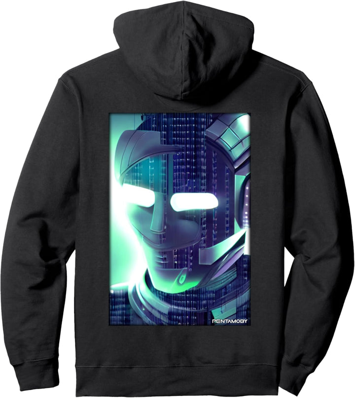 Roboter Zukunft Technik Wissenschaft Sci-Fi Maschine Pullover Hoodie