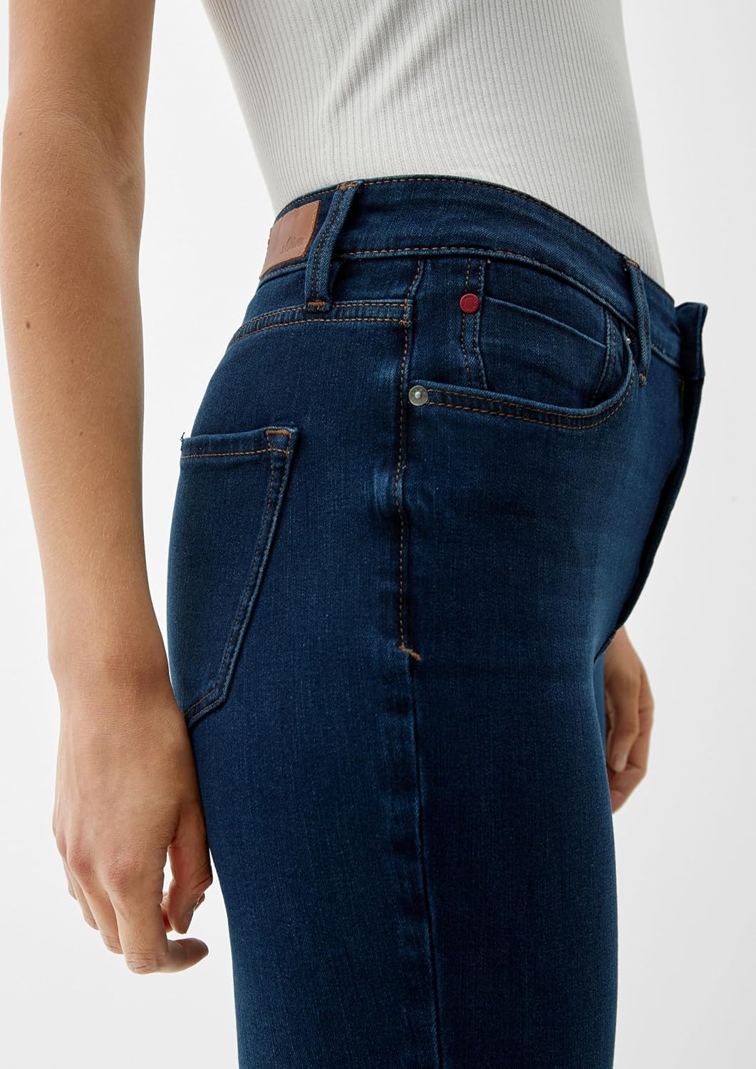 s.Oliver Ankle-Jeans Izabell/Skinny Fit/High Rise/Skinny Leg 34 59z6 Blau, 34 59z6 Blau