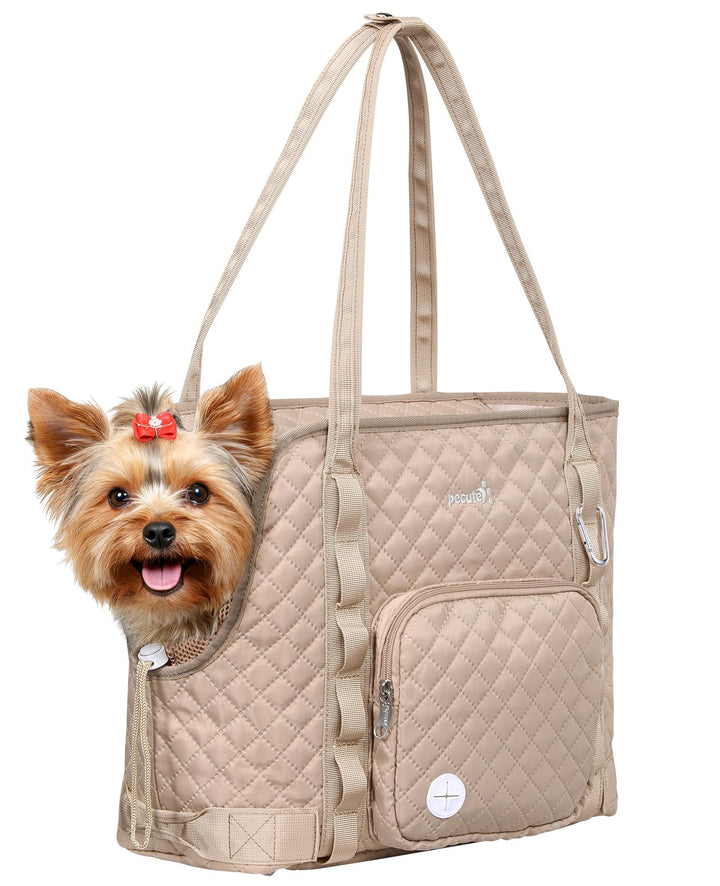 pecute Hundetasche für Kleine Hunde 5kg, Tragetasche Hund Hundetragetasche Leichte, Faltbare Hundetr