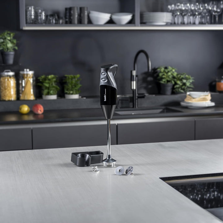 bamix Stabmixer Set G200 GASTRO PRO-2 inkl. Multifunktionsmesser, Quirl-Aufsatz und Schlagscheiben-A