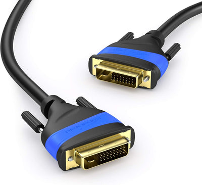 KabelDirekt - DisplayPort DP auf DVI Adapter - 0,15m - (maximale Auflösung 4K/30Hz) & Dual Link DVI,