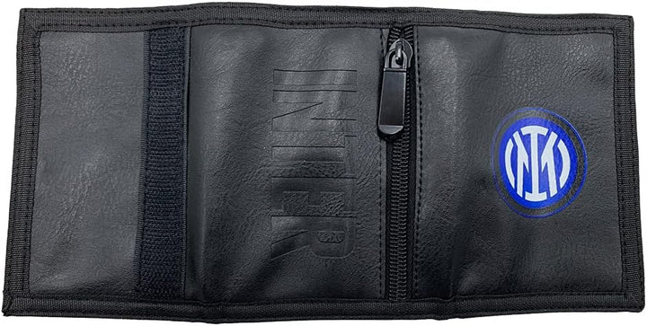 Inter Brieftasche aus PU, offizielles Produkt, Schwarz