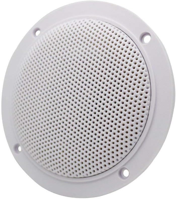 Herdio 4 Zoll Runde Deckenlautsprecher, Paar 160 Watts wasserdichte Marine Boot Einbaulautsprecher,