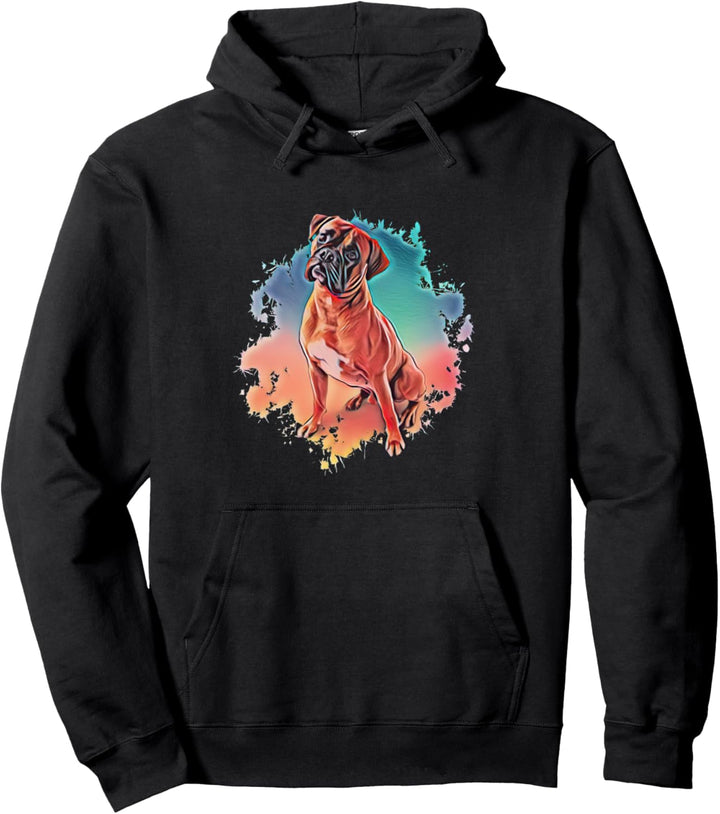 Boxerhund Pullover Hoodie