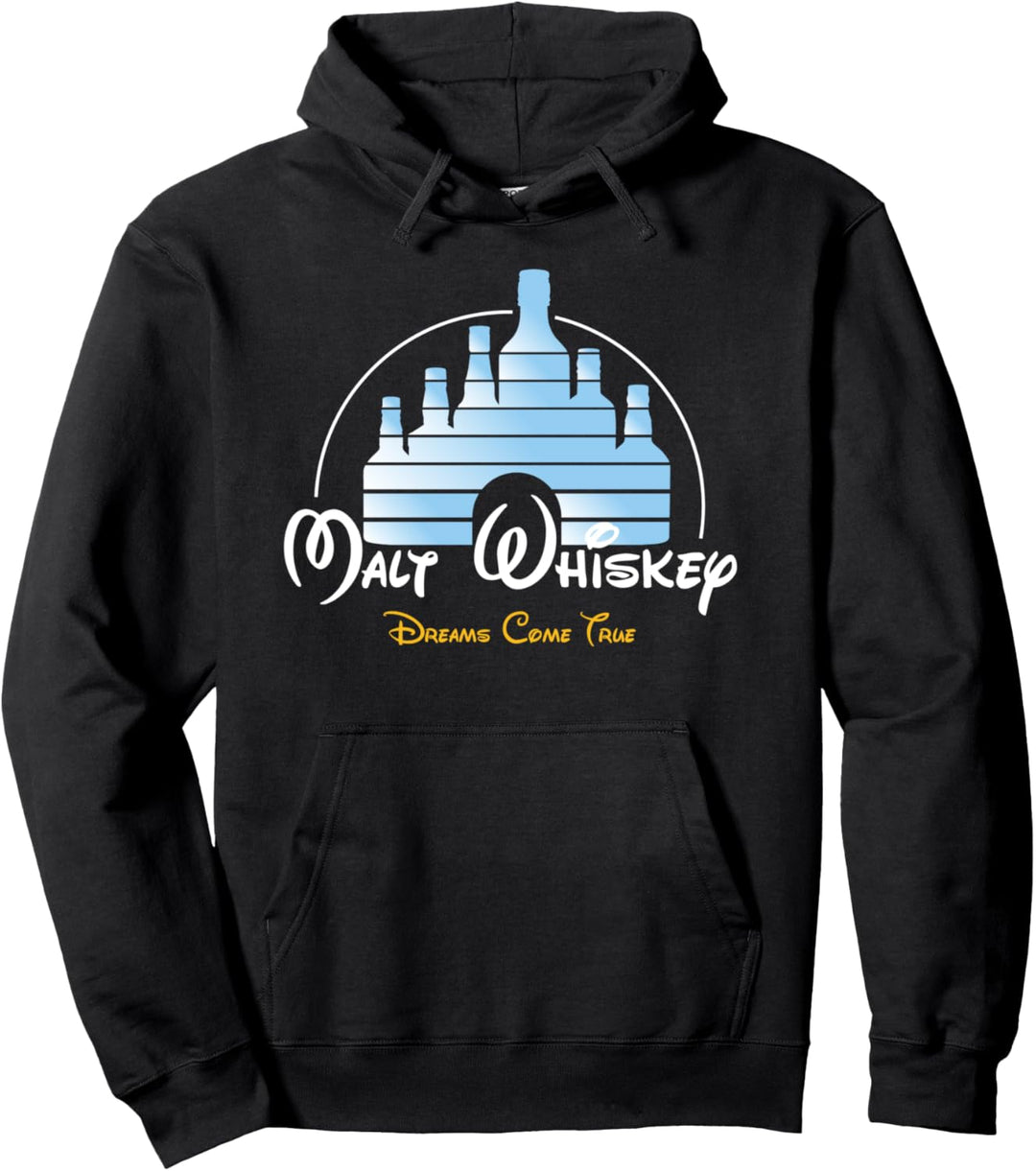 Malt Whiskey Shirt Dreams Come True Funshirt Parodie Pullover Hoodie