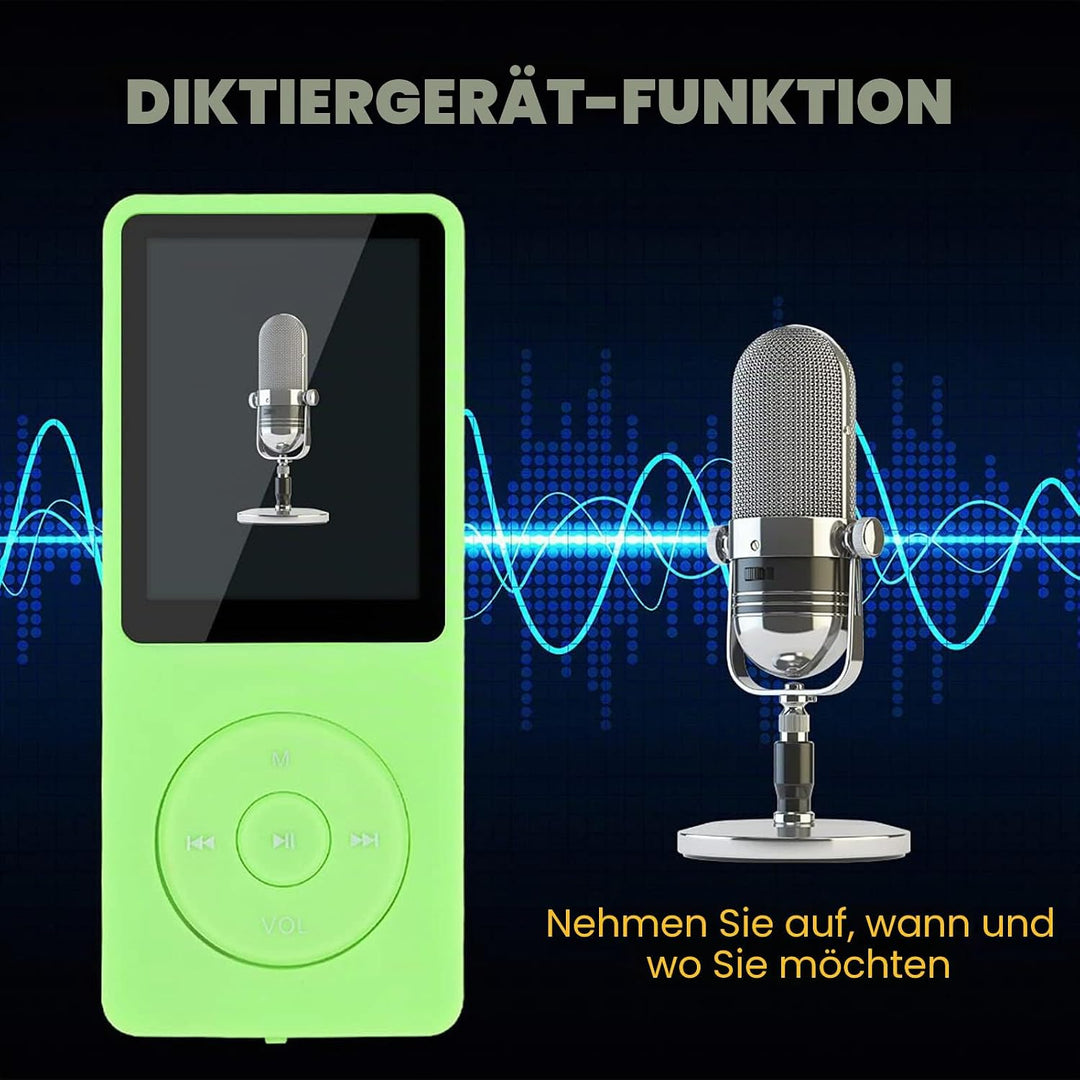 MP3-Player, MP3/MP4 digitaler Musik-Player, Lychee Upgrade, 8 GB, tragbarer HiFi-Sound, Musik-Player