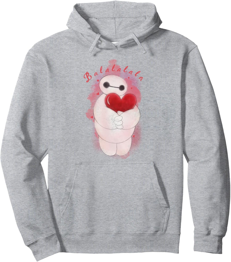 Disney Big Hero 6 Baymax Heart Portrait Pullover Hoodie