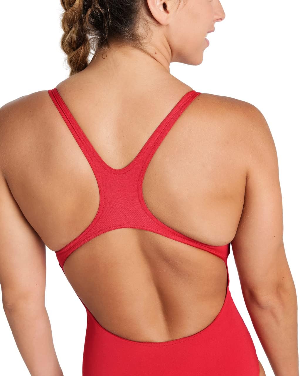 ARENA Damen Women's Team Swimsuit Swim Pro Solid Badeanzüge (1er Pack) 36 Red-white, 36 Red-white