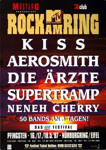 Rock AM Ring & Park - 1997, Rock am Ring 1997 » Konzertplakat/Premium Poster | Live Konzert Veransta