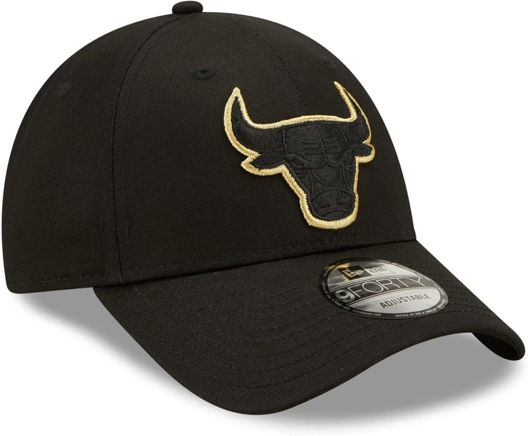 New Era Chicago Bulls NBA Diamond Era Black 9Forty Adjustable Cap Einheitsgrösse #7-28712, Einheitsg