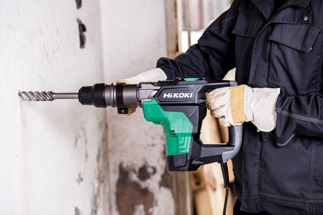 HiKOKI Bohr- & Meisselhammer DH40MC (1100W, 7.1 J, 40 mm Bohrleistung in Beton, SDS-max-Werkzeugaufn