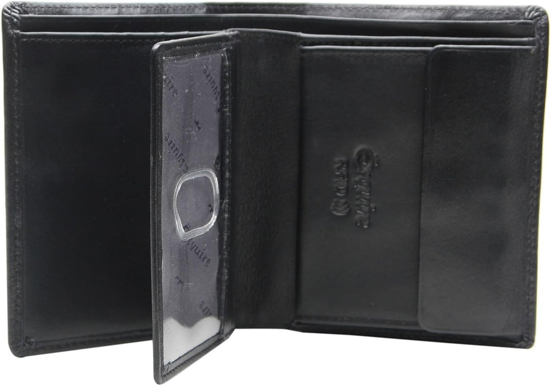 Esquire Compact Geldbörse Leder 9 cm