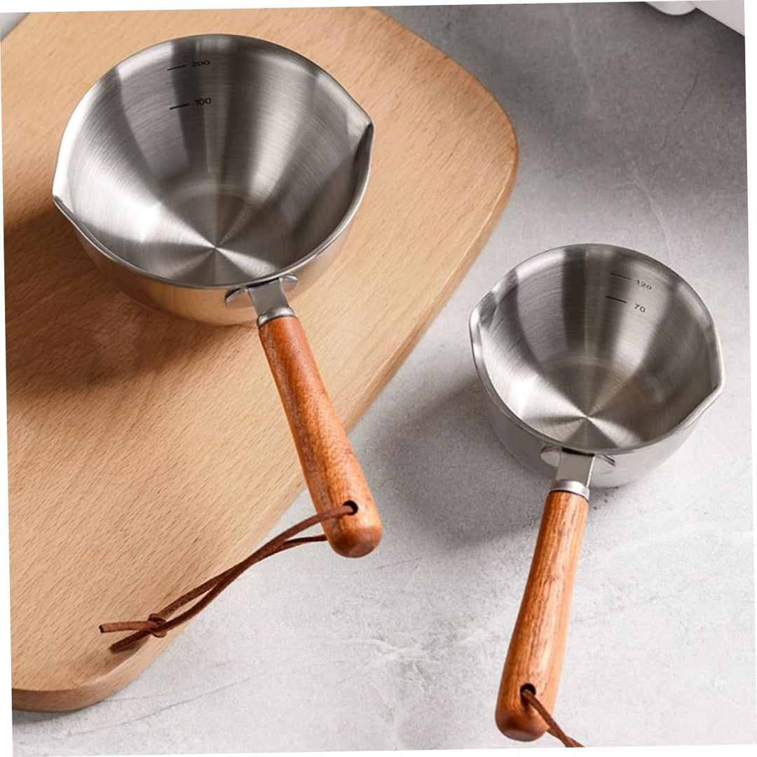 BESTonZON Butter-Sossentopf Mit Ausgiesser Kleiner Topf Zum Eingiessen Von Öl Kleiner Topf Mit Griff