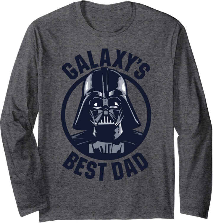 Star Wars Darth Vader Best Dad In The Galaxy Poster Langarmshirt
