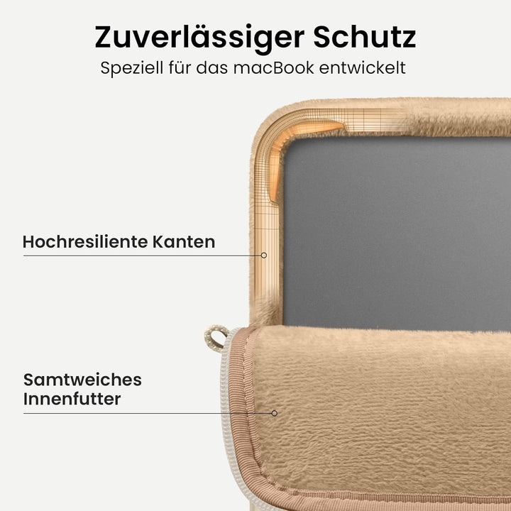 tomtoc Gesteppte Laptop Tasche Hülle für 15-Zoll MacBook Air M3/A3114 M2/A2941 2024-2023, 2024 15" M